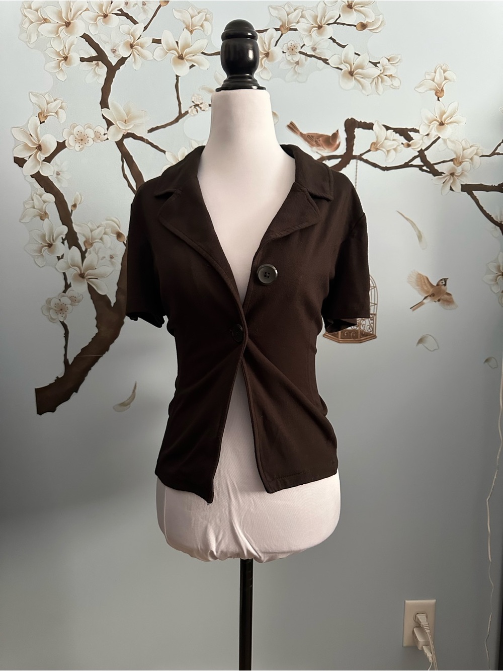 Reitmans Dark Brown Knit Top